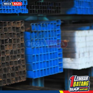 Hollo Hitam 35 mm X 55 mm X 6.000 mm | Grade Merah