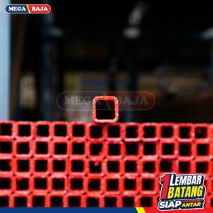 Hollo Hitam 38 x 38 x 6 Grade Merah