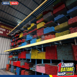 Hollo Hitam 40 mm X 60 mm X 6.000 mm | Grade Hijau