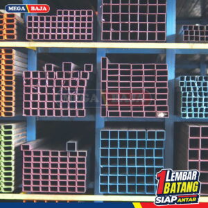 Hollo Hitam 40 mm X 80 mm X 6.000 mm | Grade Hijau Muda