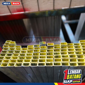 Hollo Hitam 40 mm X 80 mm X 6.000 mm | Grade Kuning