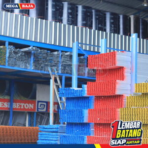 Hollo Galvanis SPINDO 17 mm X 17 mm X 6.000 mm | Grade Hijau Muda