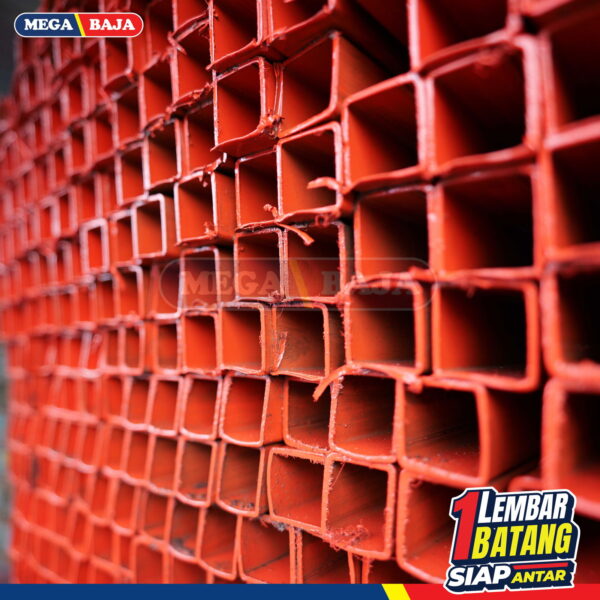 Hollo Hitam 40 x 40 x 6 Grade Orange