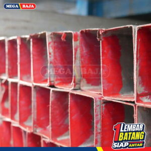 Hollo Galvanis SPINDO 30 mm X 60 mm X 6.000 mm | Grade Merah