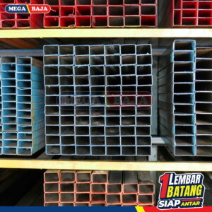 Hollo Galvanis SPINDO 40 mm X 40 mm X 6.000 mm | Grade Ungu