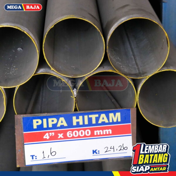 Pipa Hitam 2  x 6 | 3,70 mm