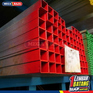 Hollo Galvanis SPINDO 50 mm X 50 mm X 6.000 mm | Grade Putih