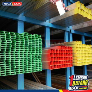 Hollo Galvanis Spindo 30 x 30 x 6 Grade Kuning