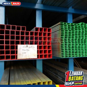 Hollo Putih 100 x 100 x 6 Grade Merah