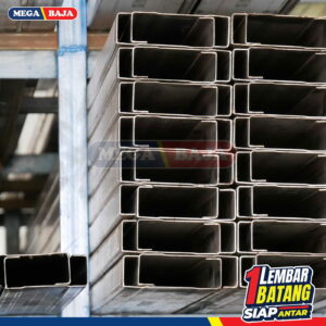 CNP Besi Cilegon Steel 200 mm x 75 mm x 6000 mm | Grade Hijau Muda
