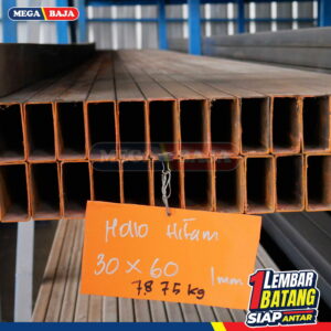 Hollo Hitam 75 mm X 150 mm X 6.000 mm | 6,00 mm