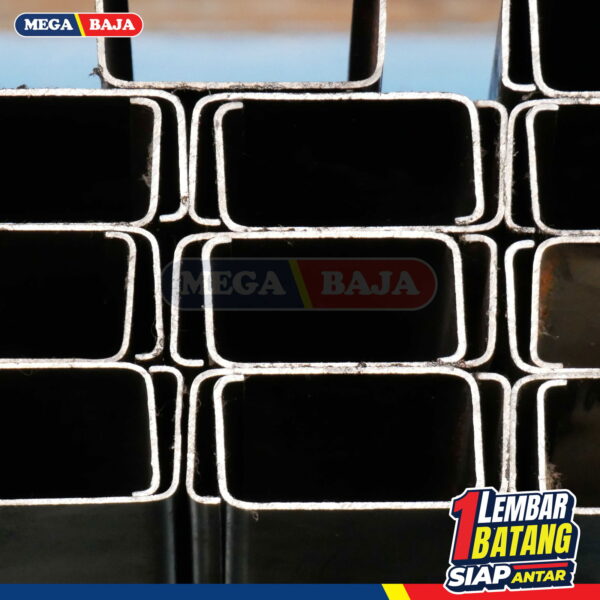 CNP Besi Cilegon Steel 75 mm x 45 mm x 6000 mm | Grade Putih