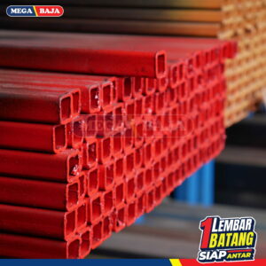 Hollo Hitam 75 mm X 150 mm X 6.000 mm | Grade Merah