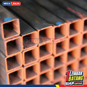 Hollo Hitam 75 mm X 75 mm X 6.000 mm | Grade Biru Muda
