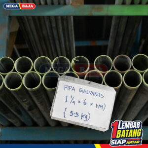 Pipa Galvanis 3 x 6 | SCH 40 Bakrie