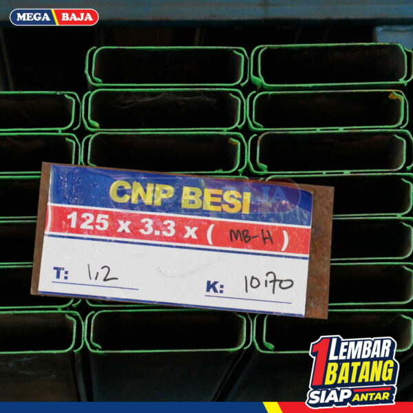 CNP Besi Cilegon Steel ECO 100 mm x 50 mm x 6000 mm | 3,00 mm