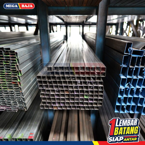 Hollo Hitam 75 x 75 x 6 Grade Hijau