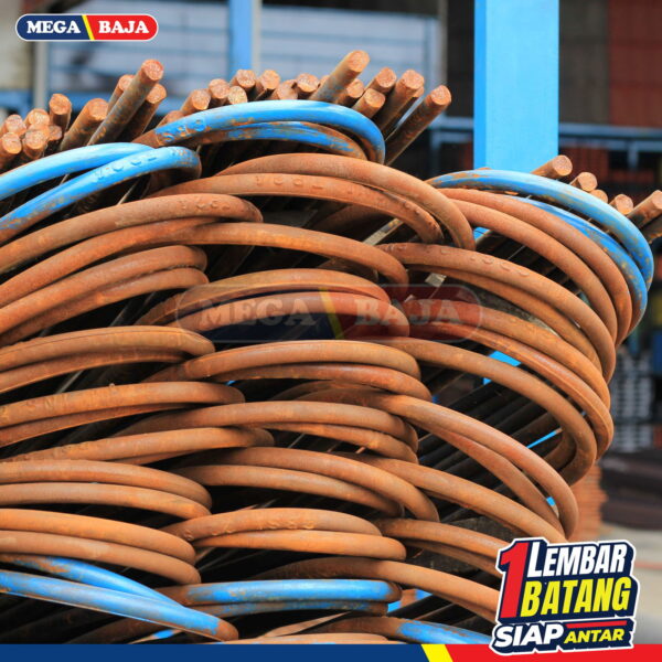 Besi Beton WS Polos 36 mm X 12 M | Tekuk TP 280