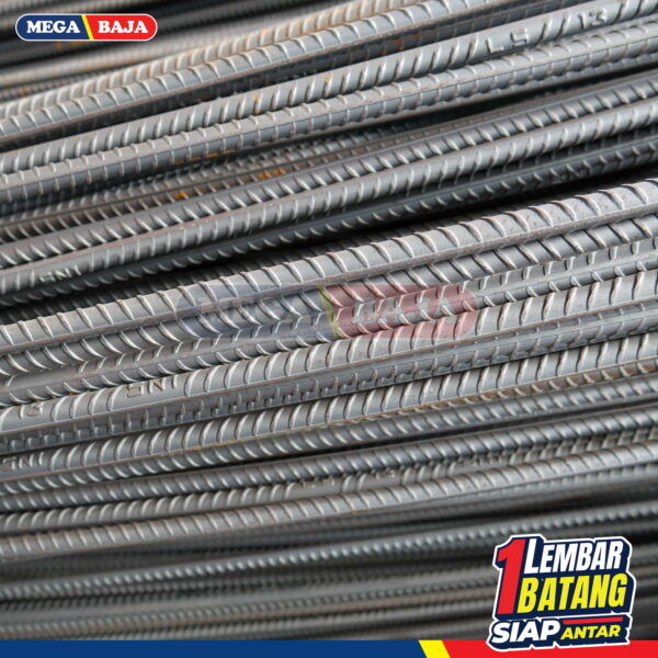 Besi Beton WS Ulir 38 mm X 12 M | Tekuk TS 280